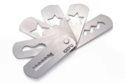 Accessoire à pâtisserie Gefu Trica taille 5 ou 7/8 inox - 6 motifs