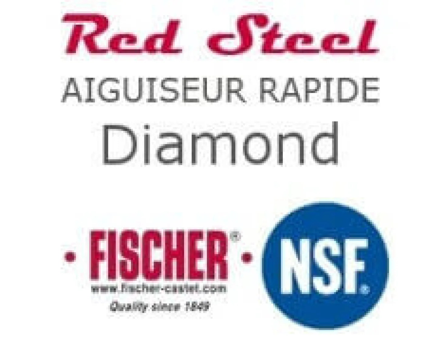 Affûteur Redsteel Diamond FISCHER à broches croisées