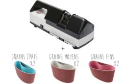 Aiguiseur à bandes Fischer + 6 bandes de rechange 3 grains