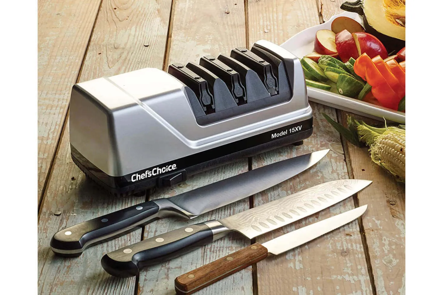 Aiguiseur électrique Chef's Choice Trizor XV CC15 couteaux européens et japonais