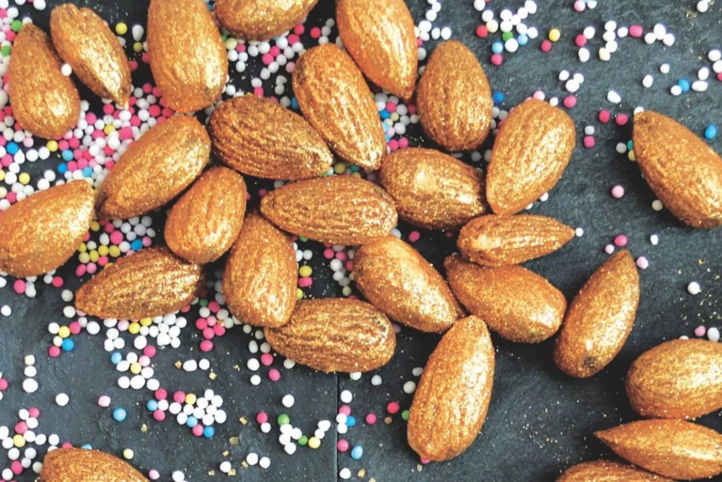 Amandes décoratives dorées Scrapcooking 50g