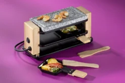 Appareil à raclette/pierrade Kela Bedretto pour 2 personnes