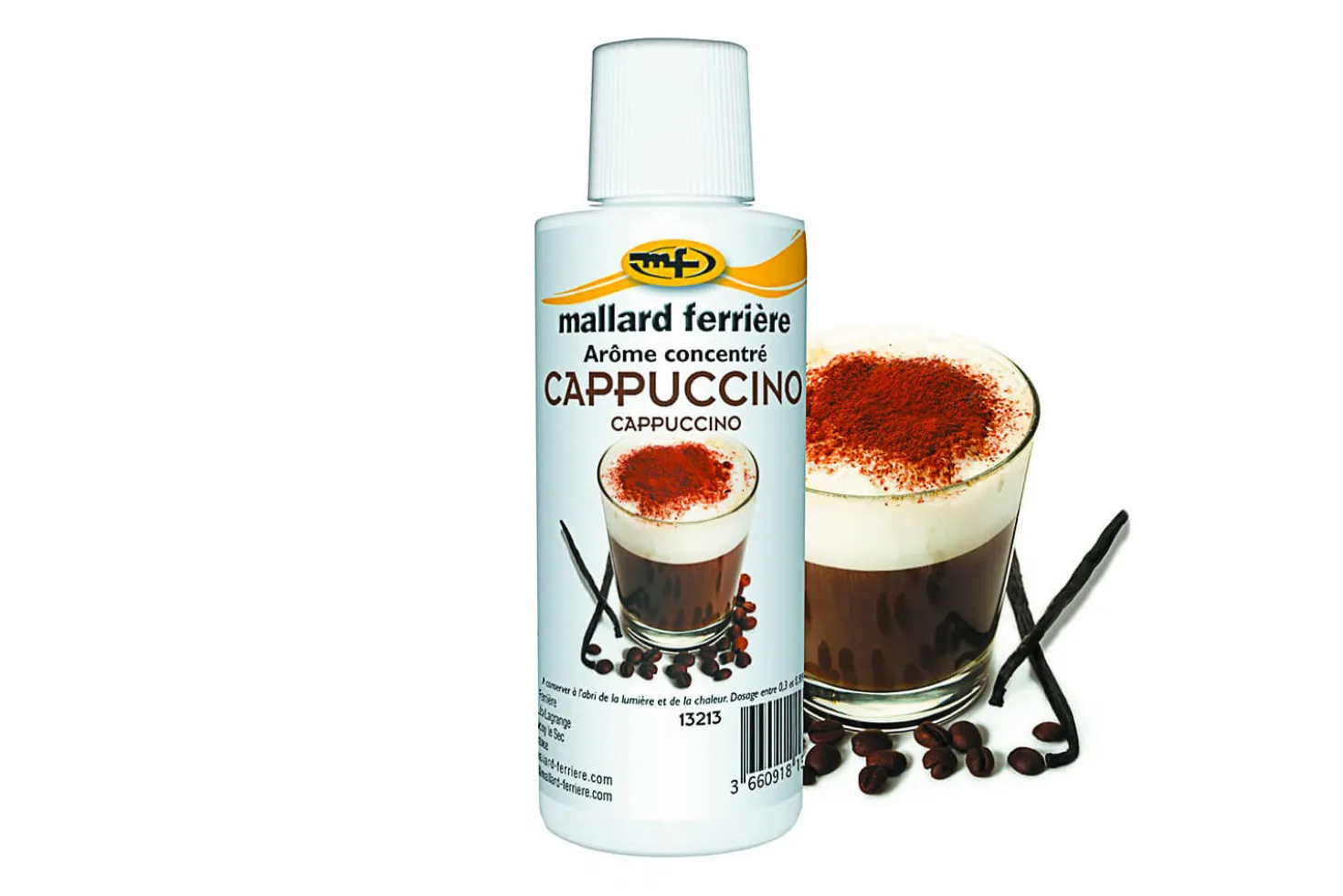 Arôme alimentaire concentré Mallard Ferrière capuccino 125ml