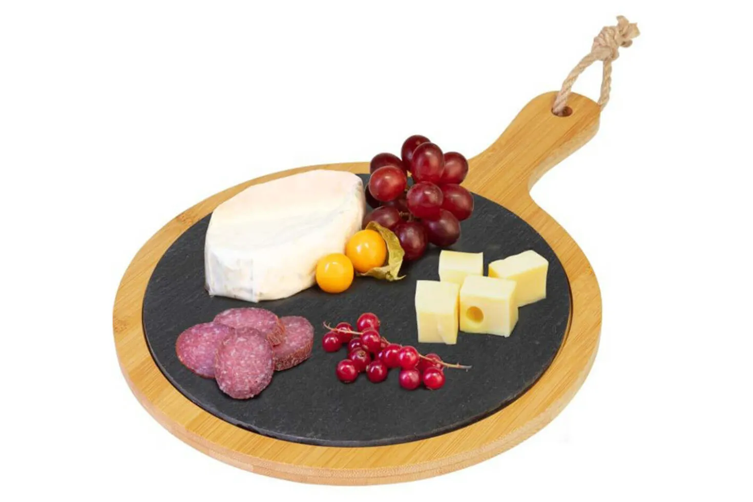 Assiette de service en ardoise et bambou Westmark Tapas + Friends