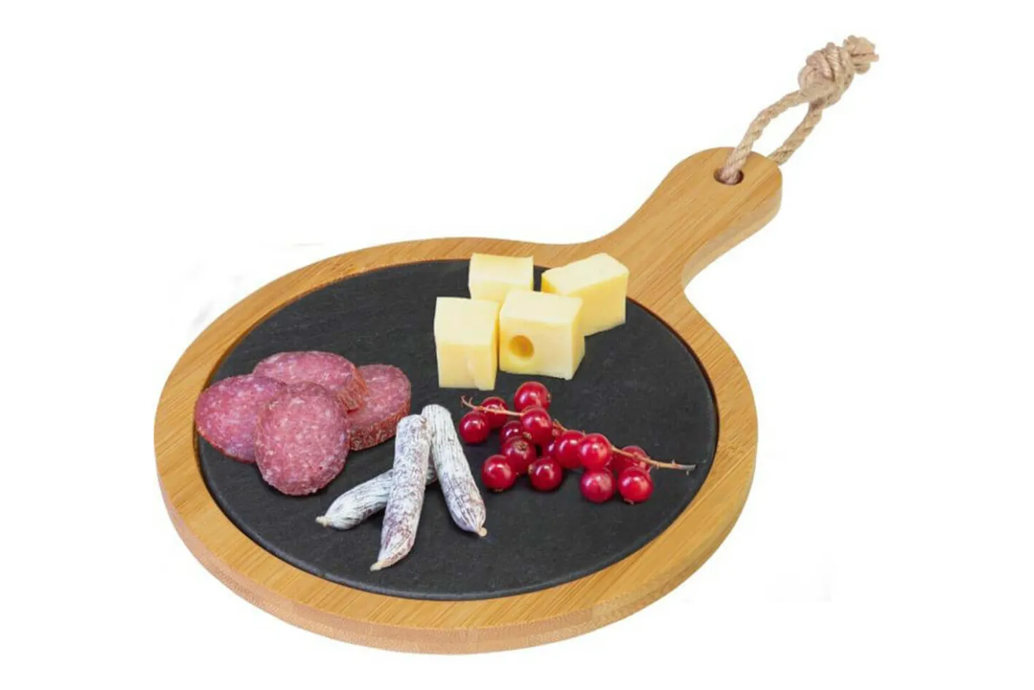 Assiette de service en ardoise et bambou Westmark Tapas + Friends