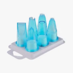 Assortiment de 6 douilles pâtissières polycarbonate bleu