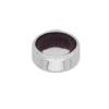 Bague anti-gouttes en acier chromé