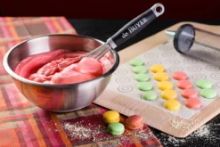 Bassine patissière demi sphère De Buyer Cul-de-Poule inox revêtement silicone