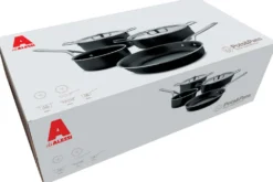 Batterie de cuisine Alessi Pots&Pans 6 pièces design par Jasper Morrison