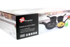 Batterie de cuisine aluminium forgé Pradel Excellence 5 pièces tous feux/ induction