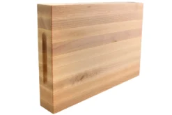 Billot de cuisine Fukito en bois de hêtre certifié FSC - 45 x 30 x 6,2 cm