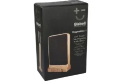 Bloc aimanté Bisbell en chêne massif soft touch pour 8 couteaux