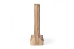Bloc aimanté Bisbell en frêne soft touch pour 8 couteaux