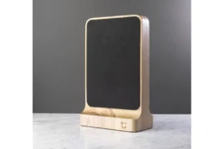 Bloc aimanté Bisbell en frêne soft touch pour 8 couteaux