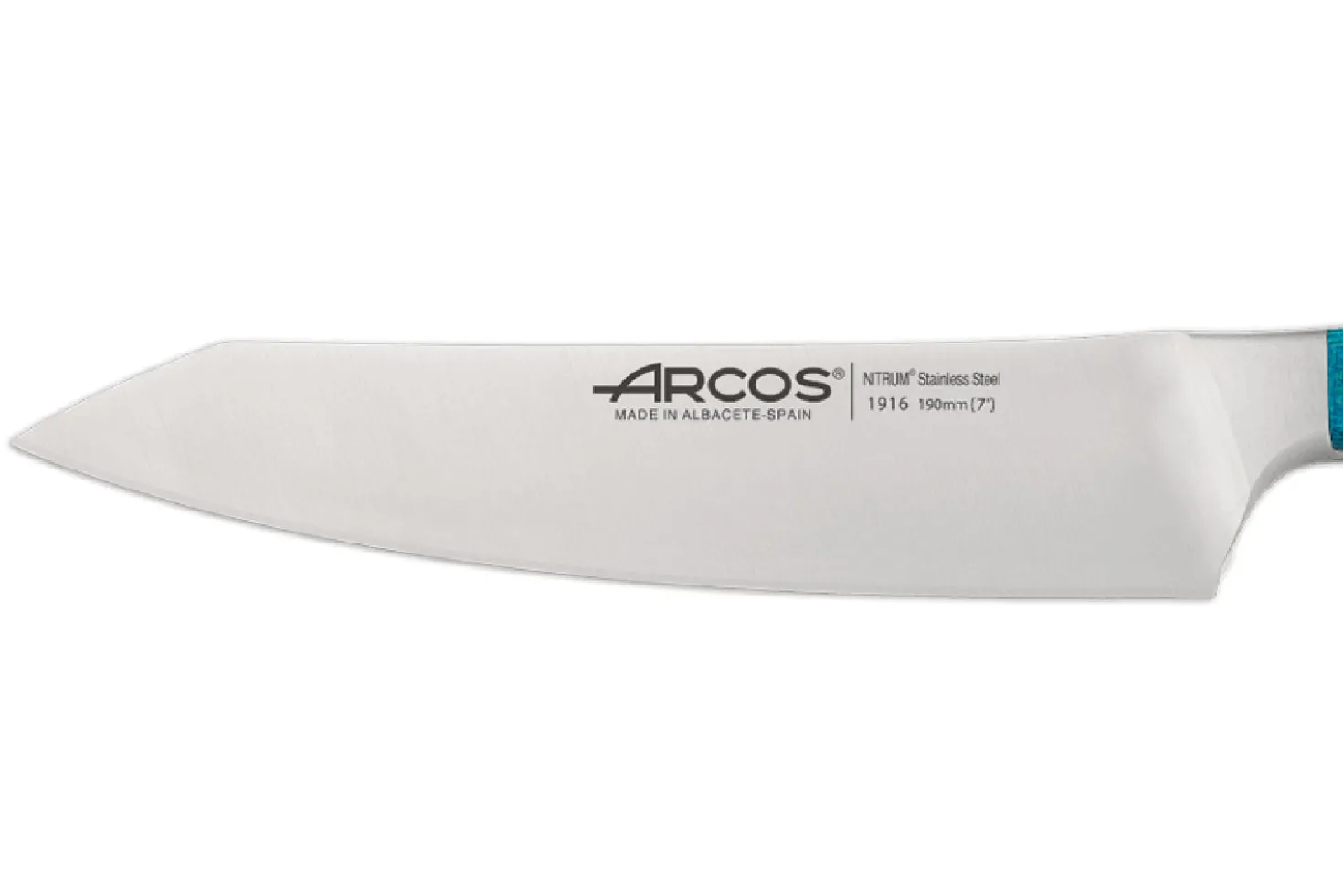 Bloc blanc laqué Arcos Brooklyn 3 couteaux + 1 paire de ciseaux