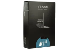 Bloc blanc laqué Arcos Brooklyn 3 couteaux + 1 paire de ciseaux