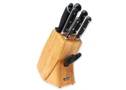 Bloc bois Arcos CLASICA 5 couteaux forgés + 2 accessoires