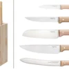 Bloc bois de hêtre 5 couteaux cuisine Opinel Parallèle