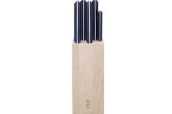 Bloc bois de hêtre 5 couteaux cuisine Opinel Intempora
