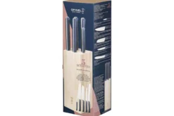 Bloc bois de hêtre 5 couteaux cuisine Opinel Intempora