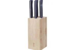 Bloc bois de hêtre 5 couteaux cuisine Opinel Intempora