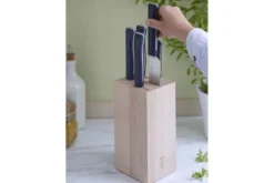 Bloc bois de hêtre 5 couteaux cuisine Opinel Intempora