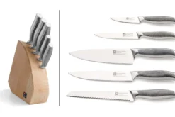 Bloc 5 couteaux de cuisine Richardson Sense tout inox