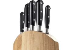 Bloc 5 couteaux de cuisine V. Sabatier acier inox