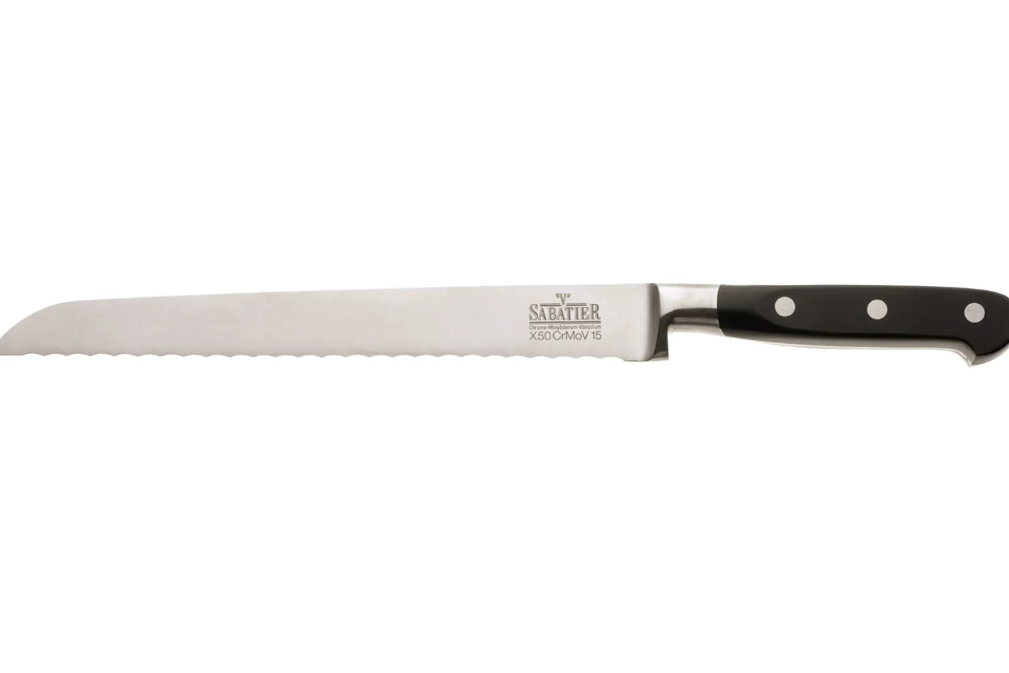 Bloc 5 couteaux de cuisine V. Sabatier acier inox