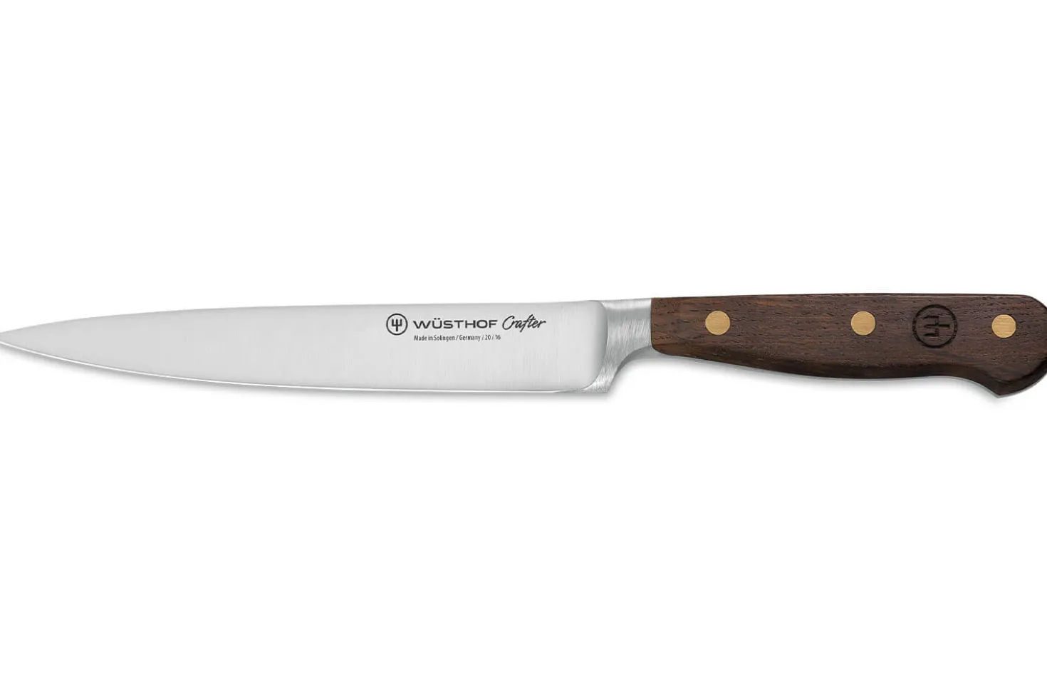 Bloc 6 couteaux forgés Wüsthof Crafter design en chêne, érable et hêtre