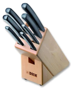 Bloc en bois DICK Pro Dynamic 7 couteaux acier inoxydable