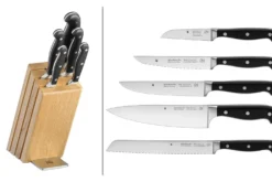 Bloc en chêne WMF Spitzenklasse Plus 5 couteaux de cuisine