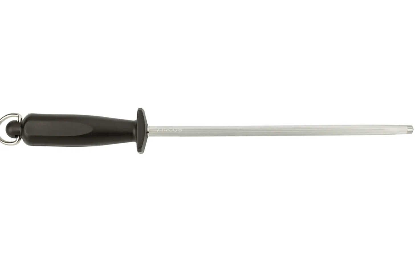 Bloc en pin 4 couteaux + 1 fusil Arcos MAITRE lames acier inox NITRUM