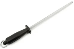 Bloc en pin 4 couteaux + 1 fusil Arcos MAITRE lames acier inox NITRUM