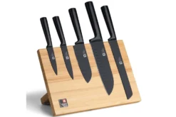 Bloc magnétique bambou + 5 couteaux Richardson Sheffield Nox