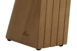 Bloc Sabatier International Auckland en bois de pin et hévéa + 5 couteaux Draco