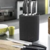 Bloc tressé 5 couteaux LOU LAGUIOLE Pro acier inox