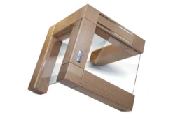 Bloc vide Artelegno Grand Prix en bois et plexiglass pour 10 couteaux de cuisine