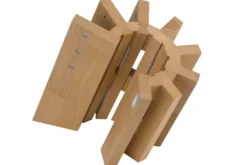 Bloc vide Artelegno Pisa bois de hêtre pour 8 couteaux de cuisine