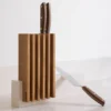 Bloc vide artisanal Arcos Petra en pierre et bois 28x36,4x7,8cm