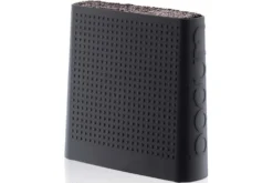 Bloc vide et design BODUM silicone noir jusqu'à 6 couteaux
