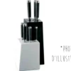 Bloc vide Kai Michel Bras type L corian blanc et noir