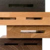 Bloc vide Wüsthof Crafter design chêne, érable et hêtre - 6 emplacements
