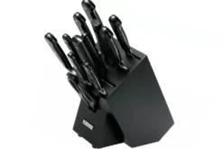 Bloc Wusthof Classic anthracite - 12 pièces forgées