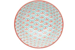 Bol en grès émaillé KitchenCraft motif géométrique vert