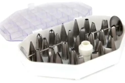 Boîte de douilles en acier inoxydable pour décors fins - 26 ou 52 douilles