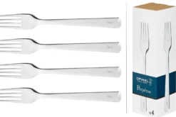 Boîte de 4 fourchettes de table Opinel Perpétue tout en acier inox