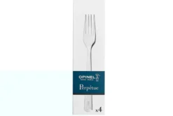 Boîte de 4 fourchettes de table Opinel Perpétue tout en acier inox