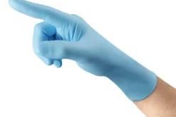 Boîte de 100 gants Ansell Microflex 92-134 à usage unique en nitrile sans poudre