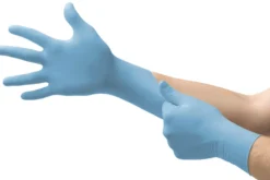 Boîte de 100 gants Ansell Microflex 92-134 à usage unique en nitrile sans poudre